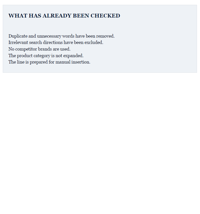 Amazon Backend SEO details preview